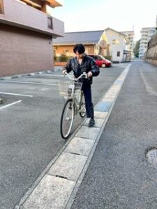 頑張っています！🚲